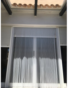 ZY Blinds Persianas enrollables sin cordones para exteriores, cortinas  enrollables de tela resistente al viento, filtro de luz personalizado